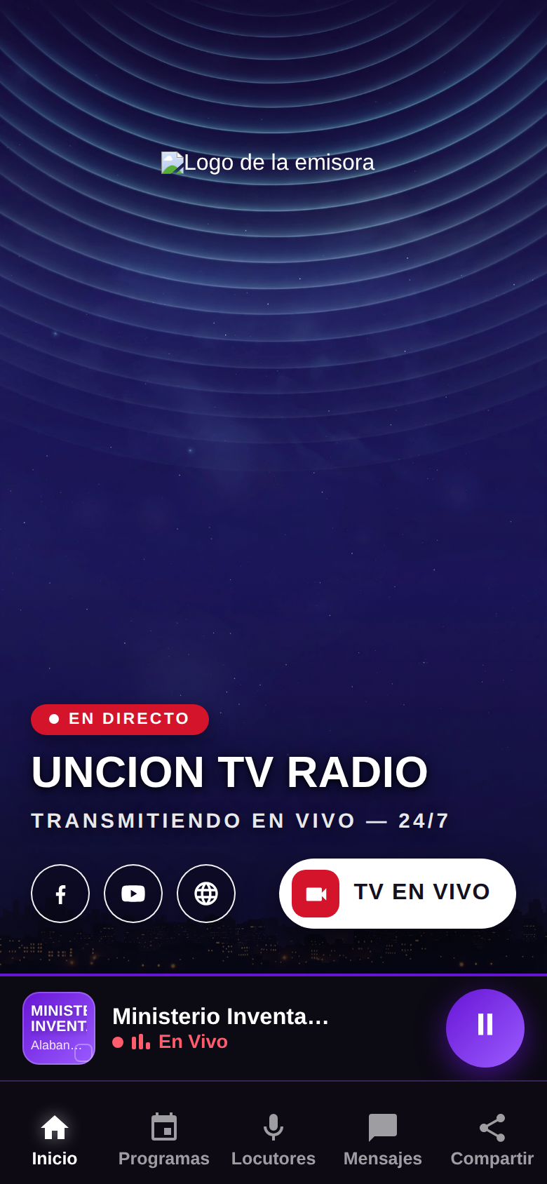 Carátula del artista en el reproductor