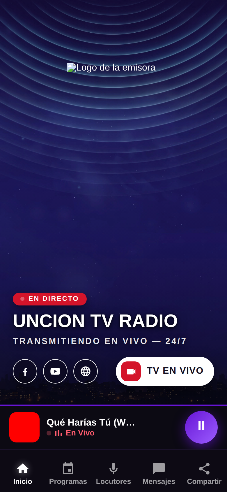 Reproductor con lo que está sonando